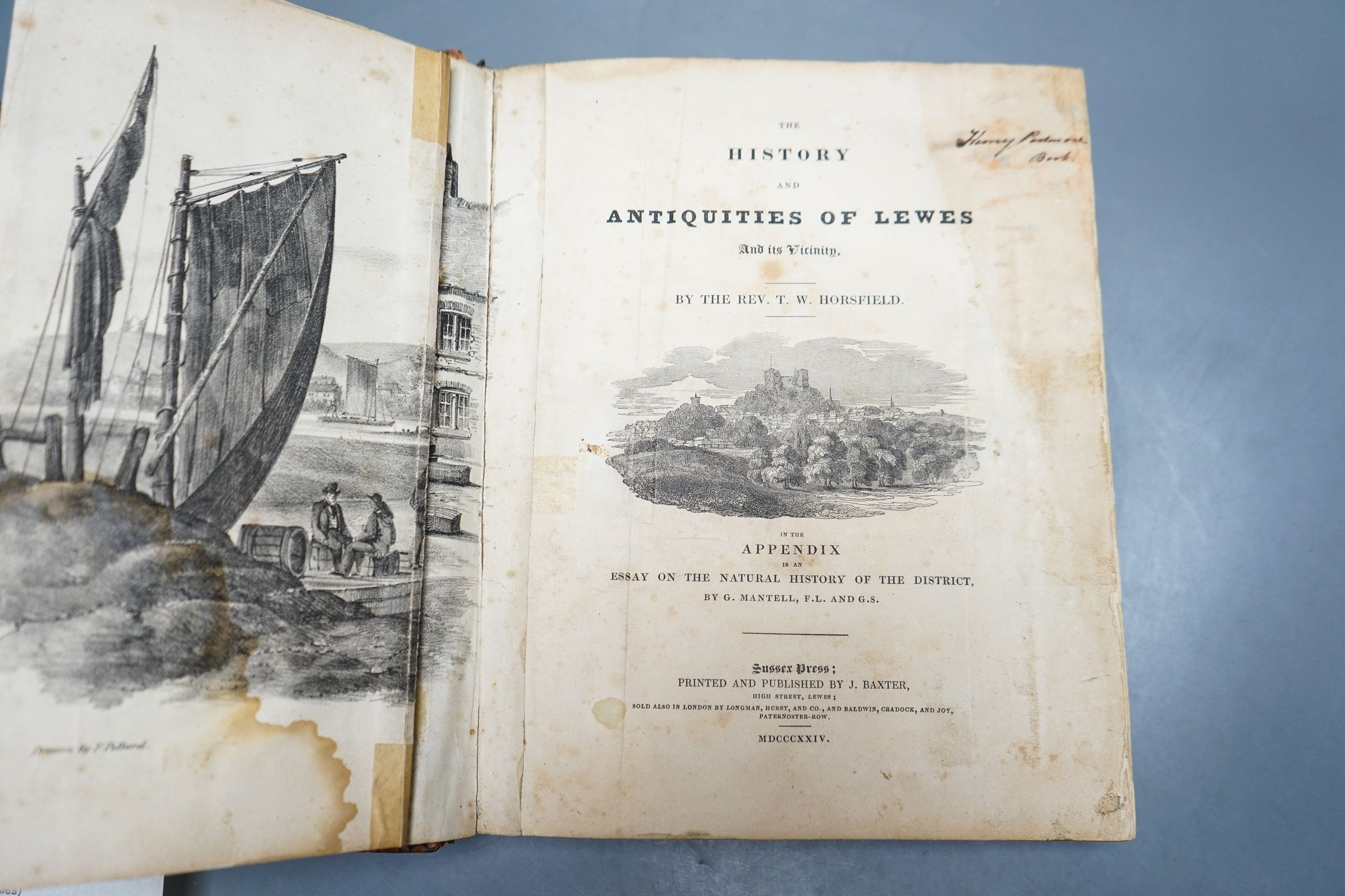 Horsfield, Thomas Walker - The History, Antiquities and Topography of the County of Sussex, 2 vols, Lewes 1835